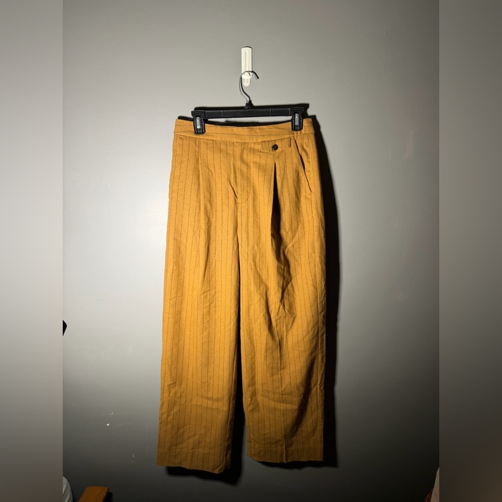 Madewell The Rosedale High-Rise Straight Pant in Pinstripe Size 6 - Picture 3 of 8